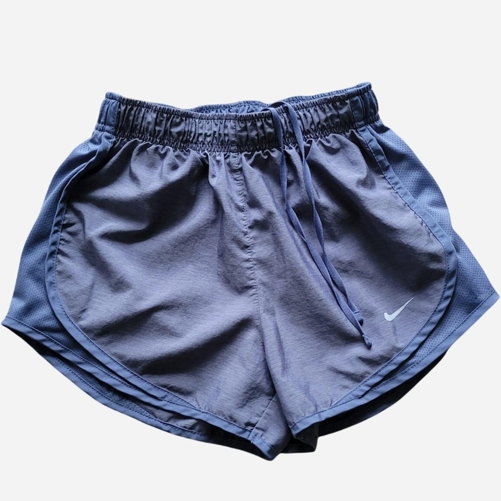 Nike Women’s Light Blue Athletic Shorts with Elastic Waist